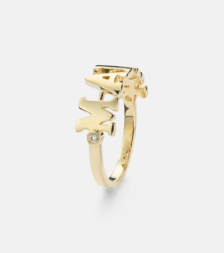 Yvonne Léon Bague Mama en or 9 ct et diamants - Yvonne Leon - Modalova