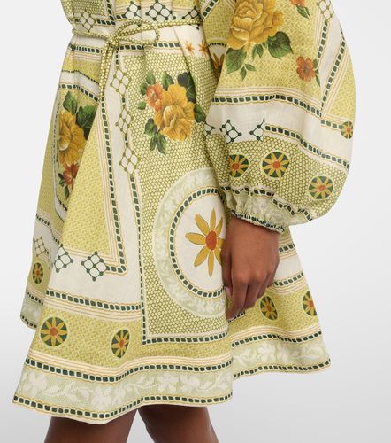 Alémais Robe Dixie en ramie imprimée à ceinture - Alemais - Modalova