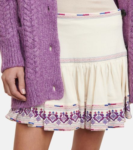 Mini-jupe Tyruss brodée en coton - Marant Etoile - Modalova