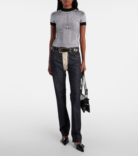 Top Morphing Pinstripe en jacquard - Jean Paul Gaultier - Modalova