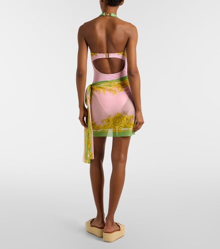 Paréo imprimé en coton et soie - Versace - Modalova