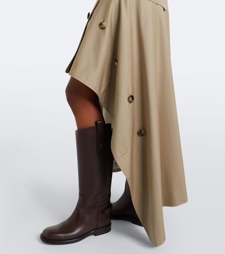 Jupe midi asymétrique Heather en coton - Burberry - Modalova