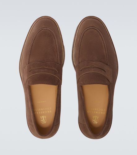 Mocassins en daim - Brunello Cucinelli - Modalova