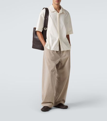 Pantalon ample en laine et coton - Loewe - Modalova