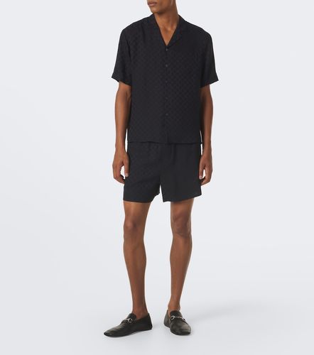 Gucci Chemise bowling GG en soie - Gucci - Modalova