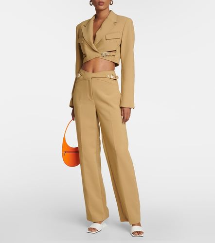 Pantalon ample Interlock en laine mélangée - Dion Lee - Modalova