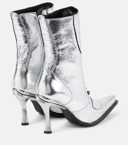 Bottines en cuir métallisé - Vetements - Modalova