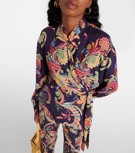 Etro Top portefeuille à imprimé - Etro - Modalova