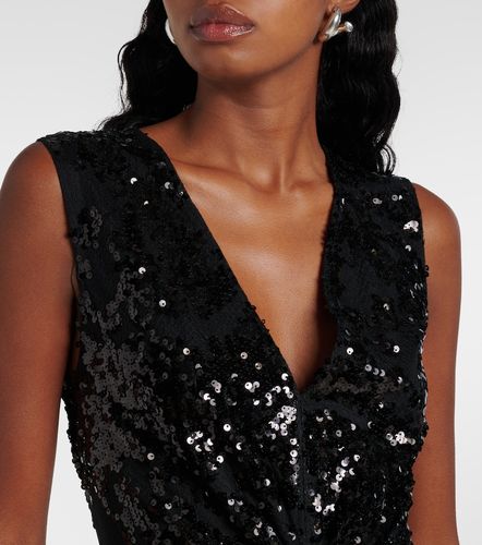 Robe midi à paillettes - Victoria Beckham - Modalova