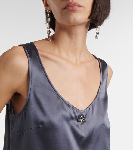 Top en soie mélangée - Dolce&Gabbana - Modalova