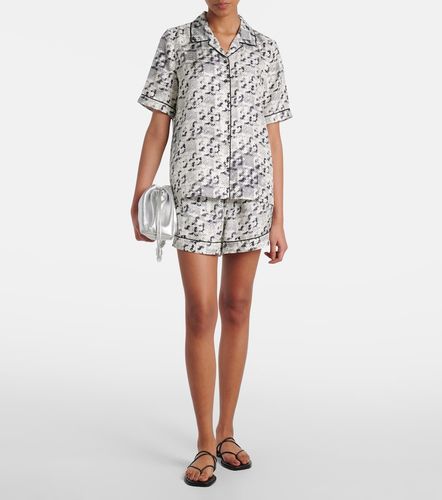 Chemise imprimée en soie - Tory Burch - Modalova