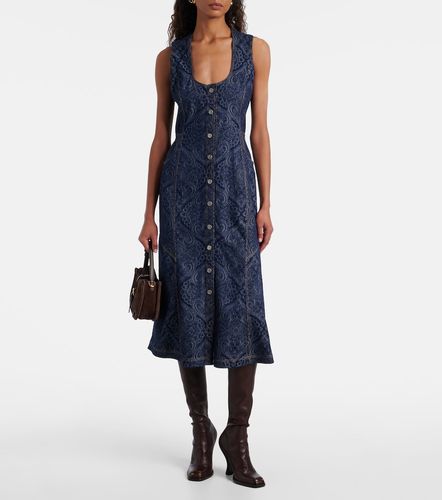 Etro Robe midi imprimée en jean - Etro - Modalova