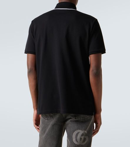 Polo en coton mélangé à logo - Gucci - Modalova