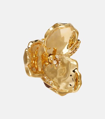 Boucles d’oreilles Blossom à cristaux - Oscar de la Renta - Modalova