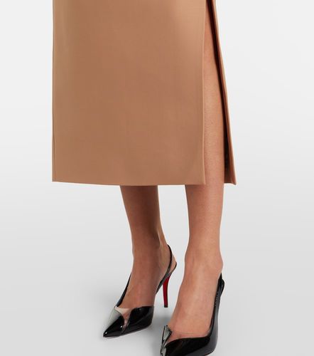 Jupe crayon en laine mélangée - Mugler - Modalova