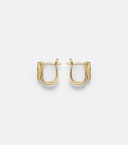 Boucles d’oreilles Knife Edge Kite en or 14 ct et diamants - Stone and Strand - Modalova