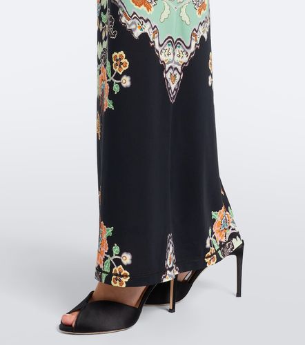 Robe longue à fleurs - Roberto Cavalli - Modalova