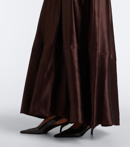 Robe longue Nova en lin et soie - Joseph - Modalova