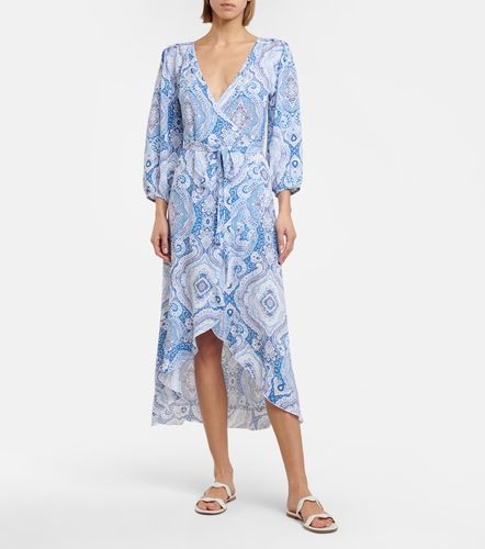 Robe portefeuille midi Taylor imprimée - Melissa Odabash - Modalova