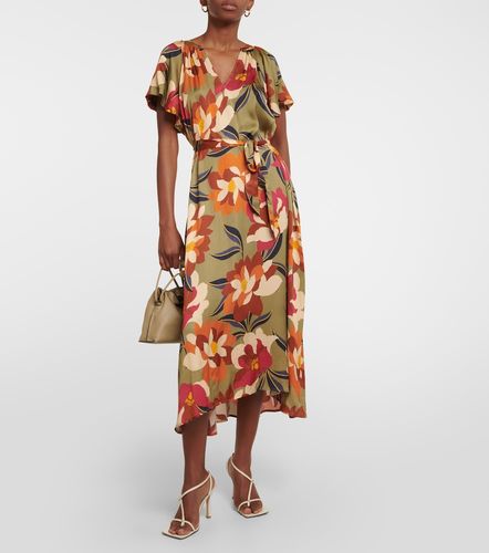 Robe midi Francie imprimée en satin - Velvet - Modalova