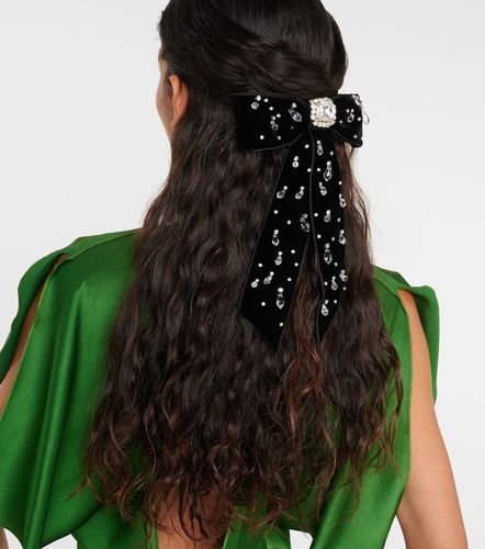 Barrette Alva en velours à ornements - Jennifer Behr - Modalova