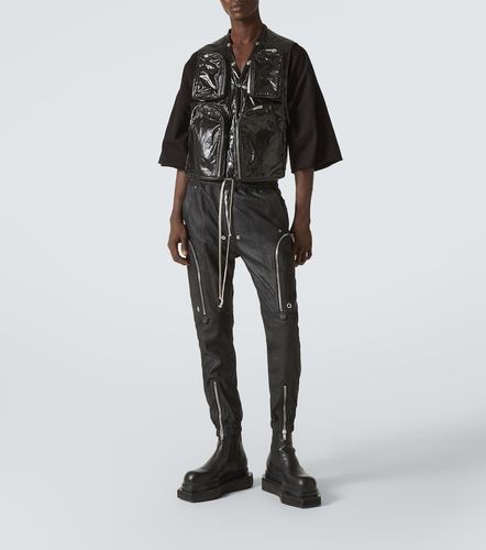 Pantalon cargo Bauhaus en cuir - Rick Owens - Modalova