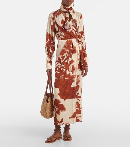 Robe longue Unmooring à imprimé - Johanna Ortiz - Modalova