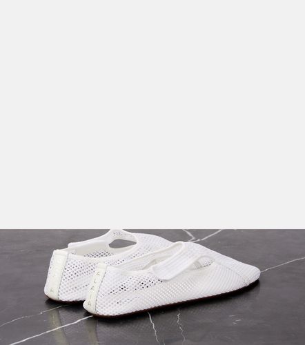 Alaïa Ballerines Flex en résille et cuir - Alaia - Modalova