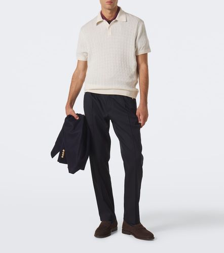 Pantalon en gabardine de laine mélangée - Dolce&Gabbana - Modalova