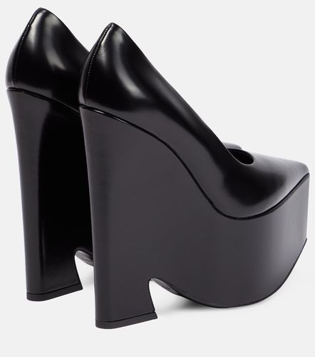 Escarpins Tempest à plateforme en cuir - Versace - Modalova