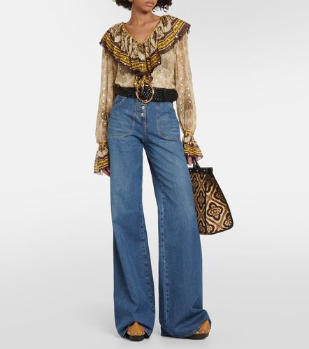 Etro Mules 50 en cuir à plateforme - Etro - Modalova