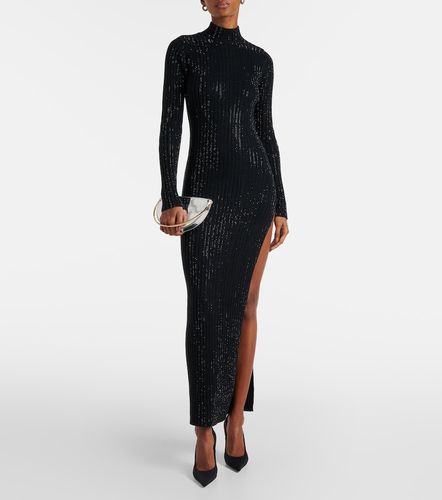 Robe midi en coton à ornements - David Koma - Modalova