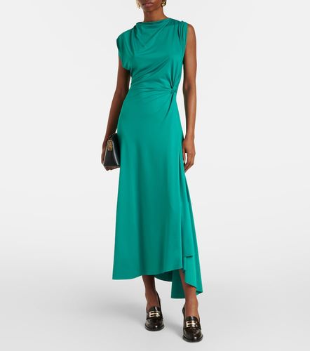 Robe midi asymétrique - Victoria Beckham - Modalova