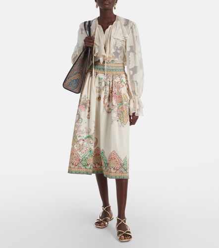 Etro Jupe midi imprimée en coton - Etro - Modalova
