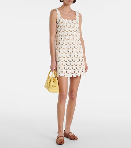 Robe Hoya en crochet de coton à fleurs - Staud - Modalova
