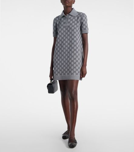 Robe polo GG en laine mélangée - Gucci - Modalova