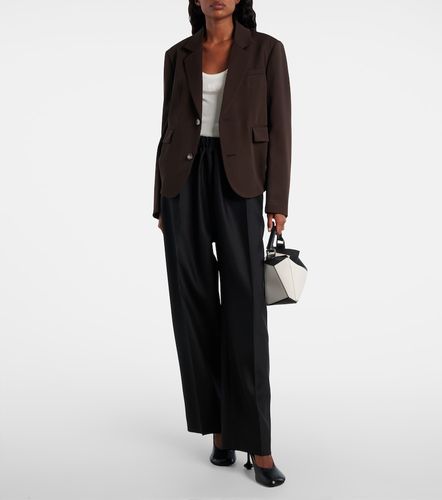 Pantalon ample en laine et soie - Loewe - Modalova