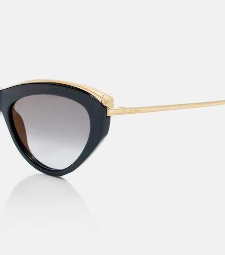 Lunettes de soleil Panthère de Cartier œil-de-chat - Cartier Eyewear Collection - Modalova