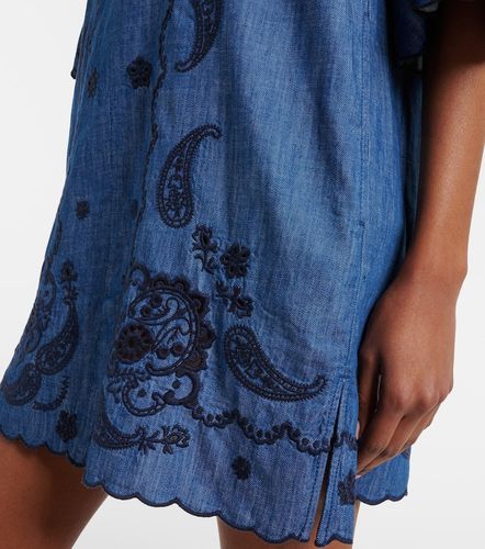Robe en coton à broderie - Zimmermann - Modalova