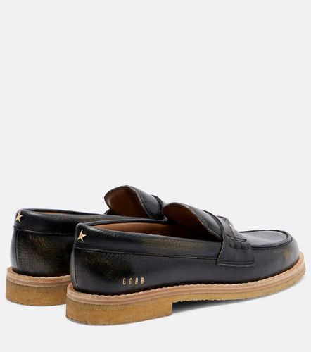 Mocassins Jerry en cuir effet vieilli - Golden Goose - Modalova