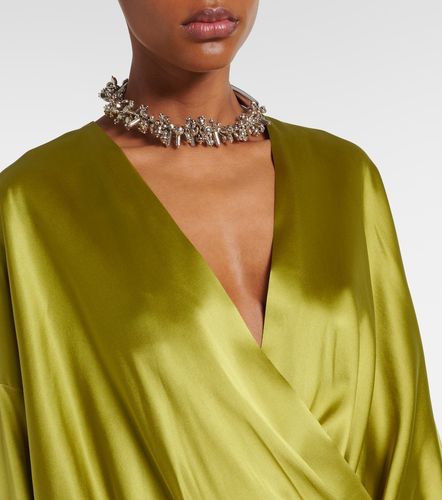 Blouse en satin de soie mélangée - Dries Van Noten - Modalova