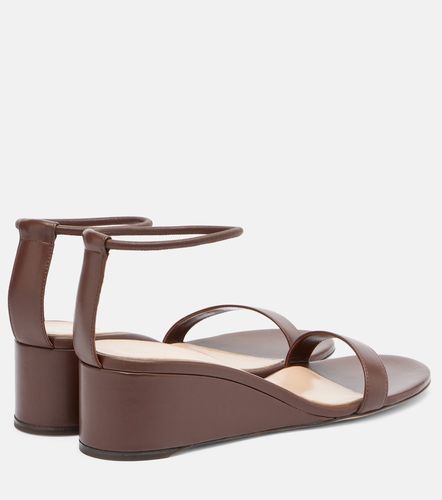 Sandales compensées en cuir - Gianvito Rossi - Modalova
