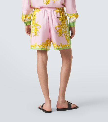 Versace Short imprimé en soie - Versace - Modalova