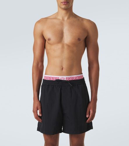 Versace Short à logo - Versace - Modalova