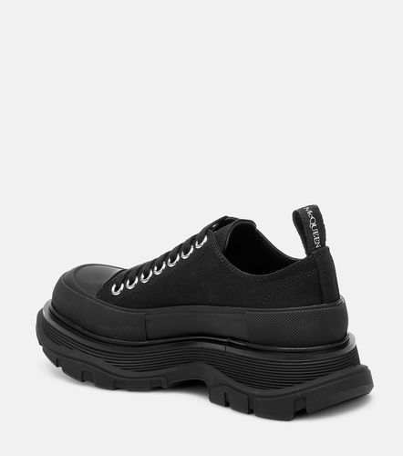 Baskets compensées Tread Sleek en toile - McQueen - Modalova
