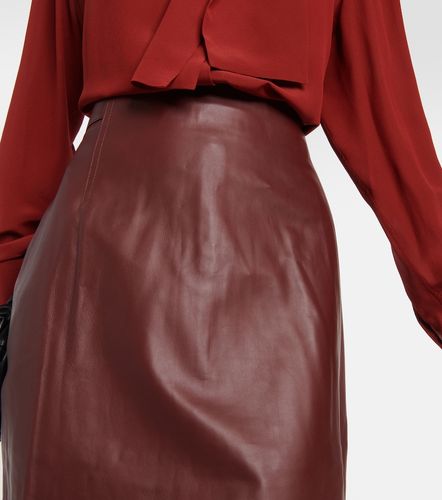 Vince Jupe crayon en cuir - Vince - Modalova
