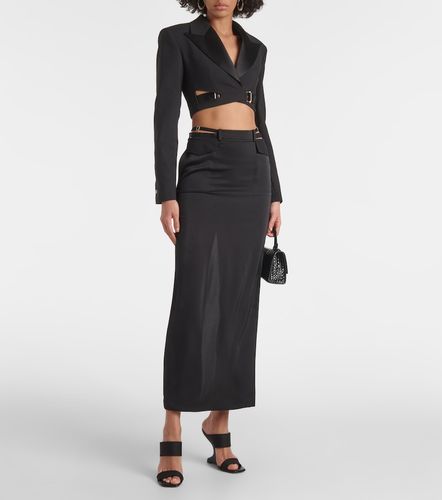 Jupe longue Pocket Column en satin - Dion Lee - Modalova