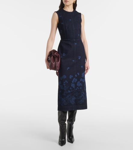 Erdem Robe midi en denim à fleurs - Erdem - Modalova