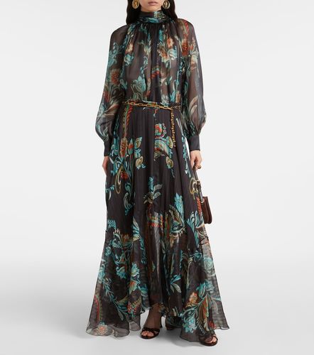 Etro Jupe longue en satin de soie - Etro - Modalova