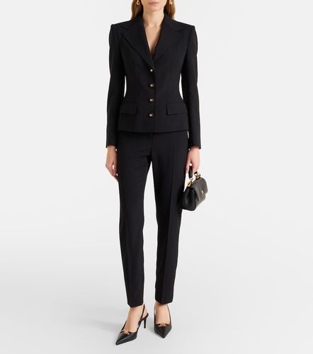 Blazer DG en laine mélangée - Dolce&Gabbana - Modalova